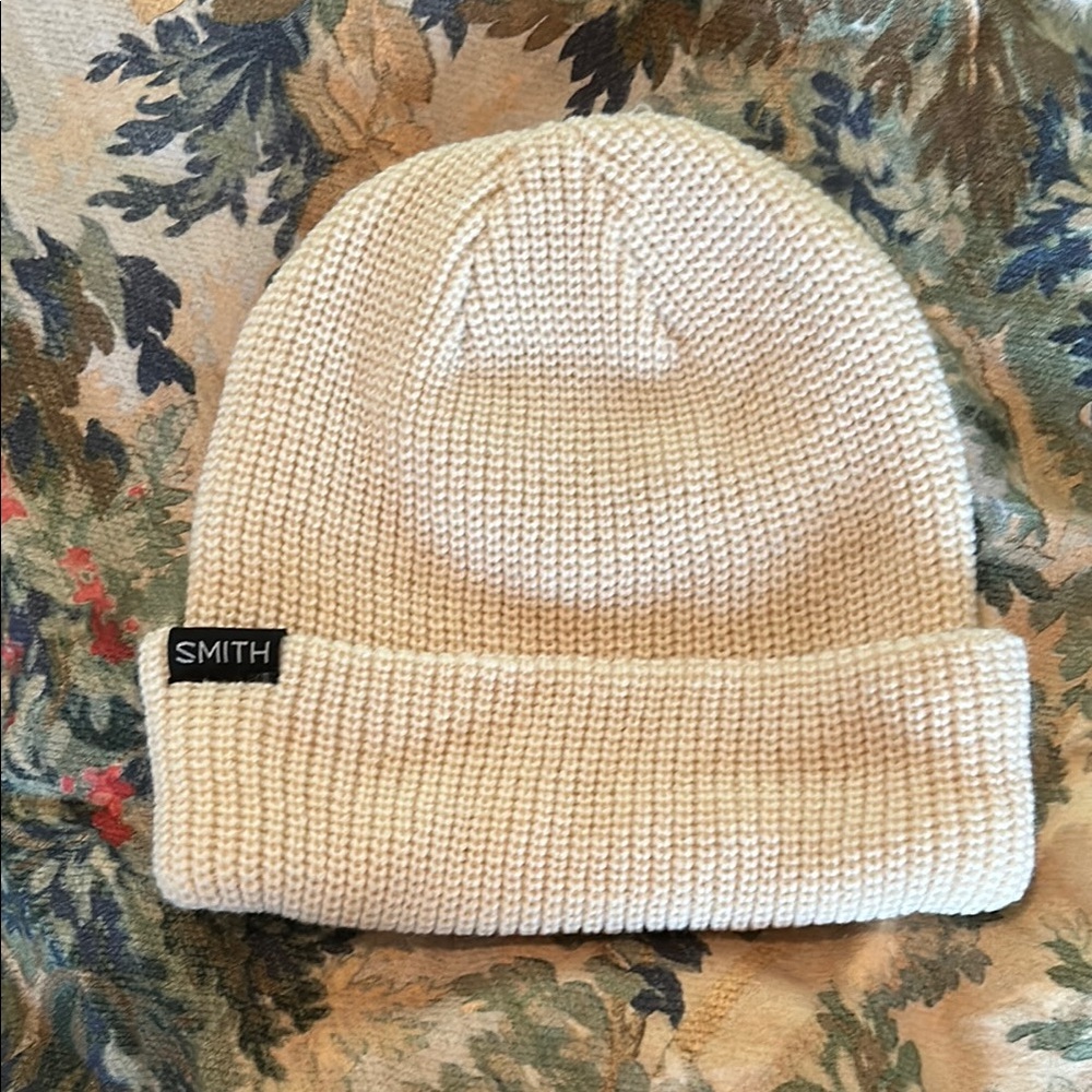 Smith Ivory Knit beanie